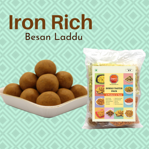 Iron rich Besan ke Laddu !