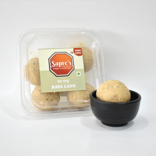 Pure Ghee Rava Laddu/ शुद्ध तूपातले रवा लाडू (200 g)