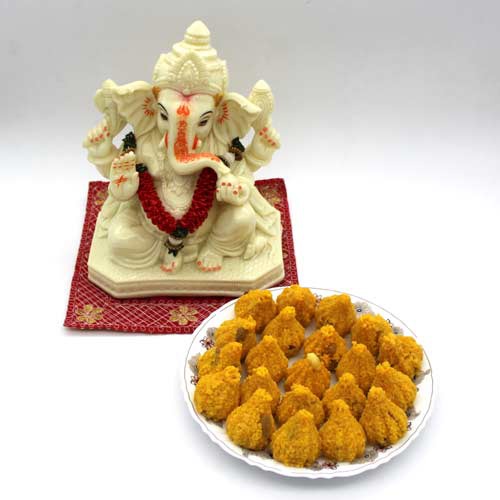 Motichoor Modak / मोतीचूर मोदक (11 pcs/ 200g)